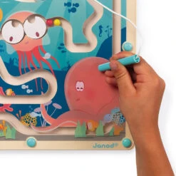 Janod Ocean Magnetic Maze 10 Janod Ocean Magnetic Maze -Tiny Baby Essentials Store janod ocean maze lifestyle