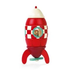 Janod Wooden Magnetic Rocket