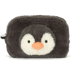 Jellycat Pouch 32 Jellycat Pouch -Tiny Baby Essentials Store jellycat peanut penguin pouch stuffed animal bag 02