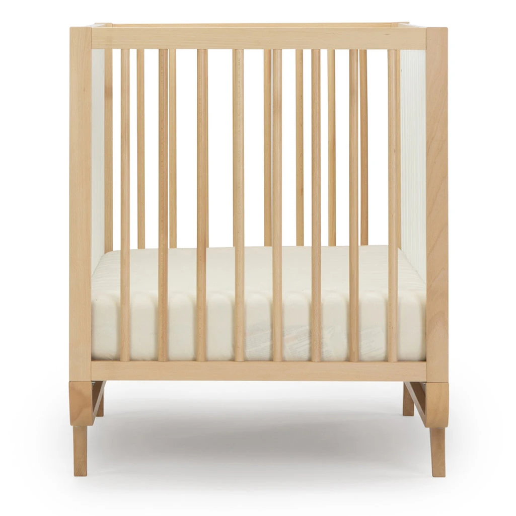 Jolly 3-in-1 Convertible Crib | White/Natural 6 Jolly 3-in-1 Convertible Crib | White/Natural - Image 6