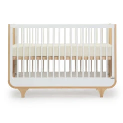 Jolly 3-in-1 Convertible Crib | White/Natural 12 Jolly 3-in-1 Convertible Crib | White/Natural -Tiny Baby Essentials Store jolly crib high