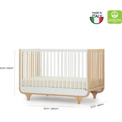 Jolly 3-in-1 Convertible Crib | White/Natural 16 Jolly 3-in-1 Convertible Crib | White/Natural -Tiny Baby Essentials Store jolly crib2