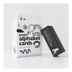 Alphabet Cards -Tiny Baby Essentials Store jungle alphabet cards box