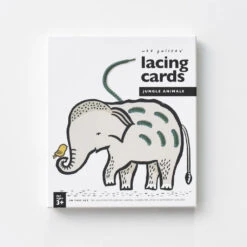 Lacing Cards 25 Lacing Cards -Tiny Baby Essentials Store jungle animal lacing cards