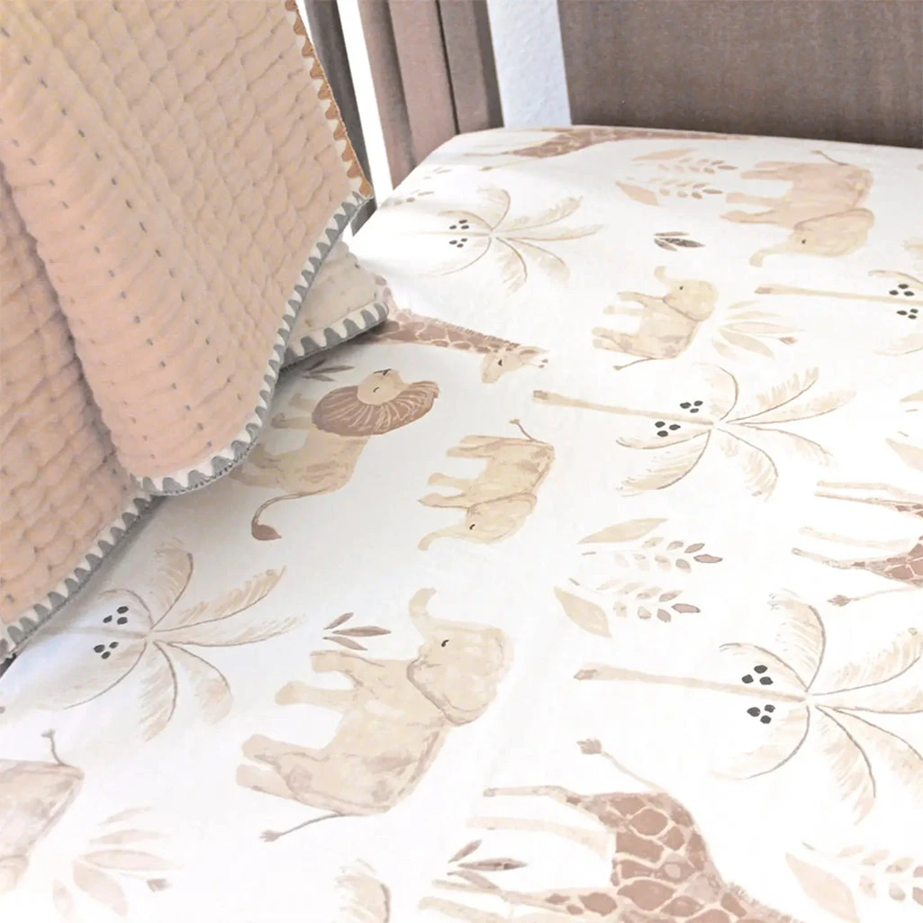 Kendi Crib Sheet | Safari Animal 4 Kendi Crib Sheet | Safari Animal - Image 4