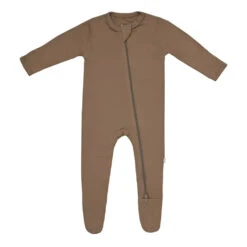 Zippered Footie | Solid Color -Tiny Baby Essentials Store kyte baby coffe zippered footie for babiescopy 07be352c 200b 4b87 a59c 5c030768fcf2