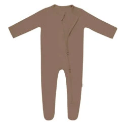 Zippered Footie | Solid Color -Tiny Baby Essentials Store kyte baby zippered footie for babies in coffeecopy 3b7cb5e5 8e48 49d8 97ff 868c5dc9804f