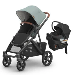 Uppababy Vista V3 + Aria Infant Carseat -Tiny Baby Essentials Store kz jk 00