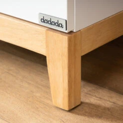 Lala Big 6-Drawer Dresser | White/Red Oak -Tiny Baby Essentials Store lala big dresser8