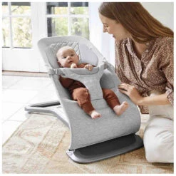 Open Box Ergobaby Evolve Bouncer 31 Open Box Ergobaby Evolve Bouncer -Tiny Baby Essentials Store light grey bouncer lifestyle cfe9e673 8ffe 4eaa 9c61 ee871a0f4abc