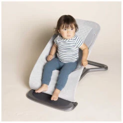 Ergobaby Evolve Bouncer -Tiny Baby Essentials Store light grey toddler bouncer