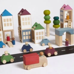 Lubo Town Winterburg Max -Tiny Baby Essentials Store luba winterburg wooden blocks town