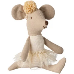 Maileg Ballerina Mouse 9 Maileg Ballerina Mouse -Tiny Baby Essentials Store maileg ballerina mouse little sister off white 01