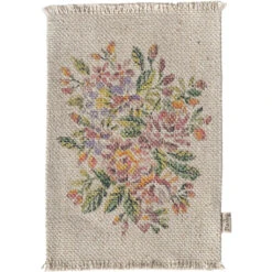 Maileg Miniature Rug -Tiny Baby Essentials Store maileg flowers rug 02