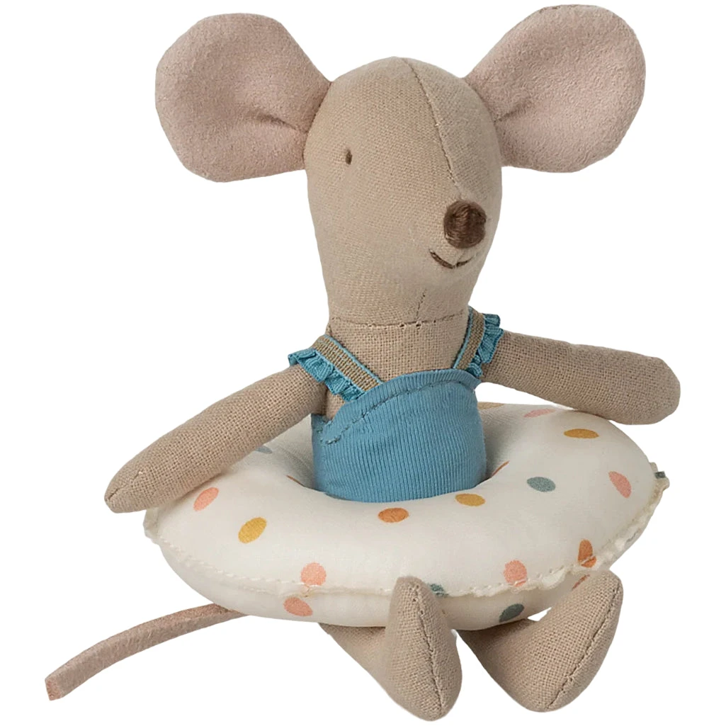 Maileg Little Sister Beach Mouse With Float 7 Maileg Little Sister Beach Mouse With Float - Image 7