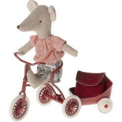 Maileg Tricycle Mouse With Bag -Tiny Baby Essentials Store maileg sister red2 6a9dd3cb 7a7b 408a 8b70 6c9362266ef3