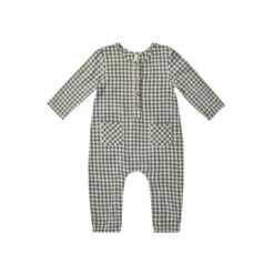 Woven Jumpsuit | Marine Gingham