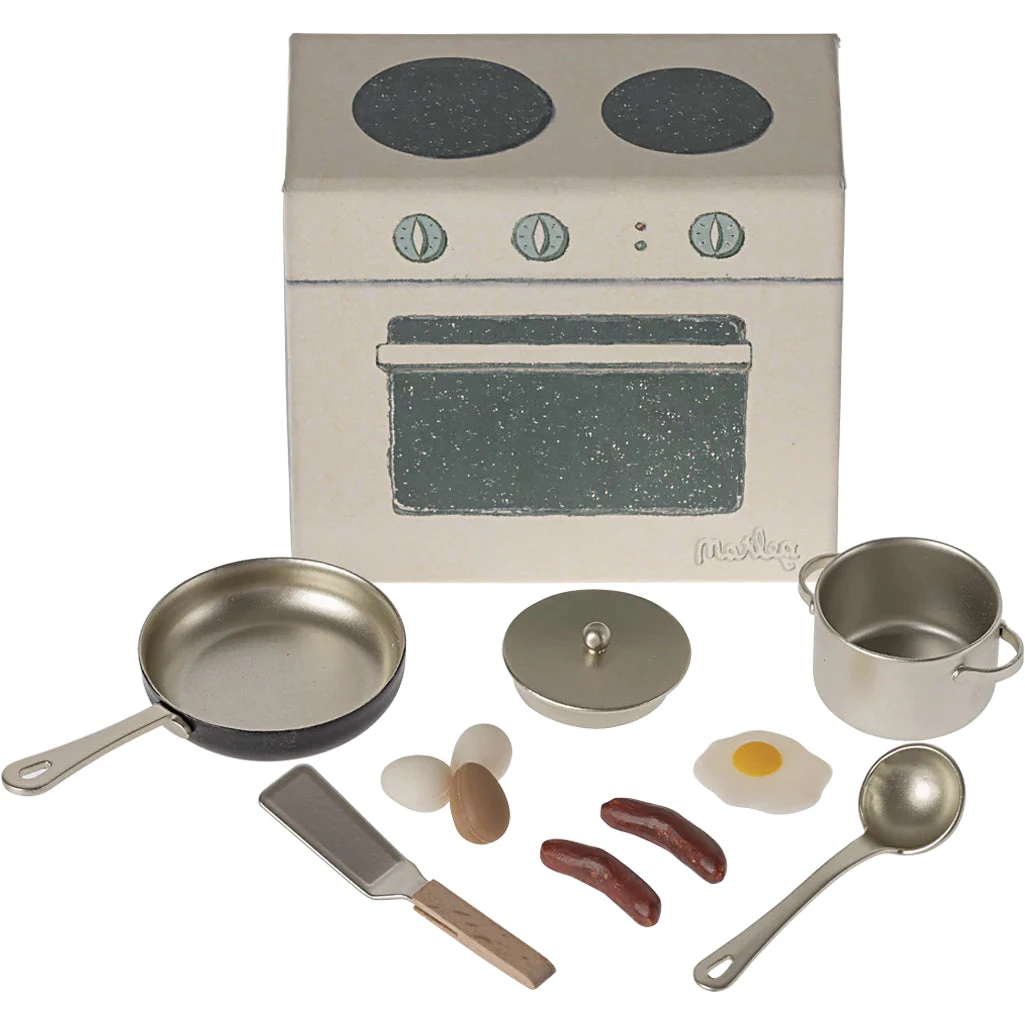 Maileg Cooking Set, Mouse 2 Maileg Cooking Set, Mouse - Image 2