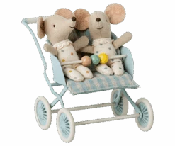 Maileg Baby Mouse Stroller 8 Maileg Baby Mouse Stroller -Tiny Baby Essentials Store mintstroller
