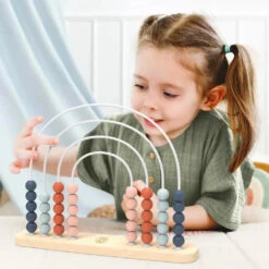 Rainbow Abacus 5 Rainbow Abacus -Tiny Baby Essentials Store moulinrotyabacuslifestyle