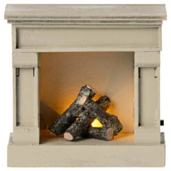Maileg Mouse Fireplace -Tiny Baby Essentials Store mouse fireplace offwhite 04