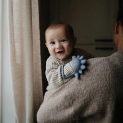 Mushie No Drop Teether 20 Mushie No Drop Teether -Tiny Baby Essentials Store mushie nodrop teether dino lifestyle 01