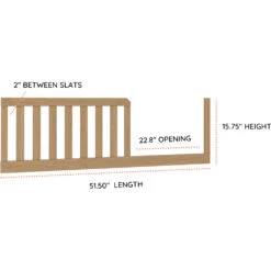 Toddler Bed Conversion Kit -Tiny Baby Essentials Store natural3