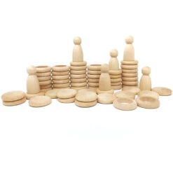Nins, Rings, & Coins 9 Nins, Rings, & Coins -Tiny Baby Essentials Store nins rings coins natural wood