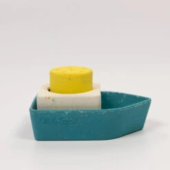 Upcycled Boat -Tiny Baby Essentials Store oli carol yellow upcycled boat float bath toy for babies