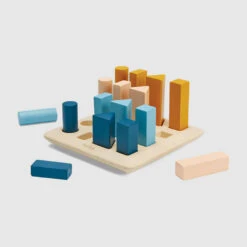Plantoys Geometric Peg Board | Orchard