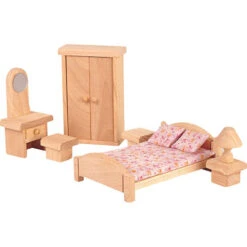 Plantoys Dollhouse Bedroom Furniture Set