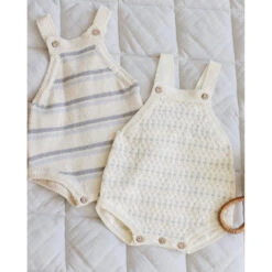 Tatum Romper | Blue Stripe -Tiny Baby Essentials Store qmae tatum 00