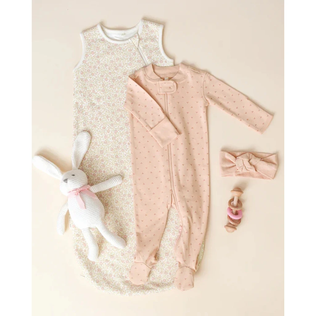 Zip Long Sleeve Sleeper Footie | Dotty 2 Zip Long Sleeve Sleeper Footie | Dotty - Image 2