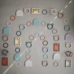 Mushie Rainbow Teether -Tiny Baby Essentials Store rainbow teether d66370fa 6564 4811 ab35 245f31eff528