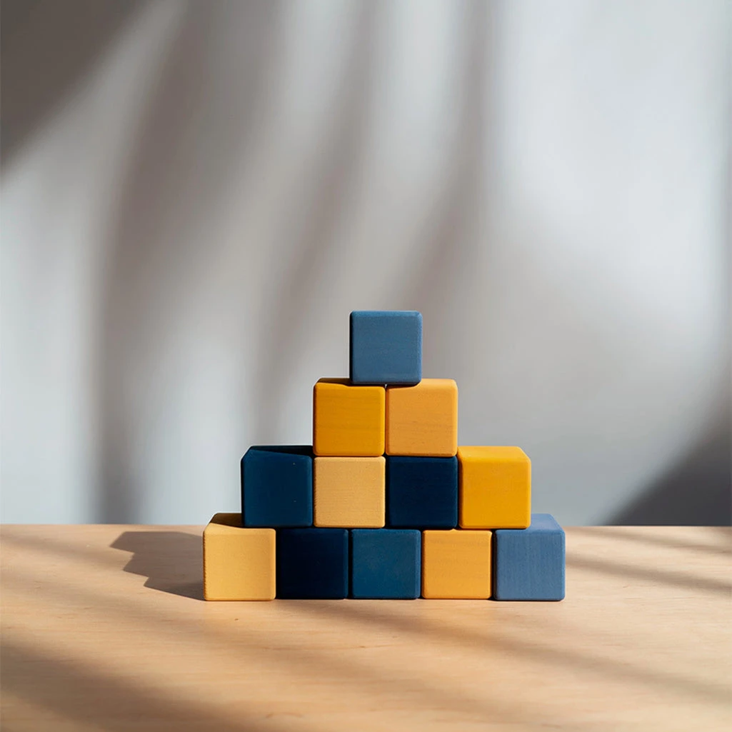 Mini Wooden Block Set 6 Mini Wooden Block Set - Image 6