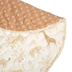 Ezra Woodland Quilted Playmat -Tiny Baby Essentials Store safari playmat4