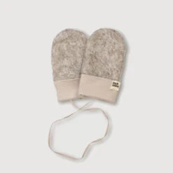Wool Sherpa Mittens -Tiny Baby Essentials Store sand mittens