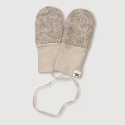 Wool Sherpa Mittens -Tiny Baby Essentials Store sand mittens2