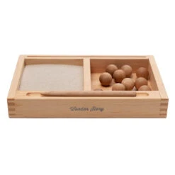 Montessori Sand Tray With Balls -Tiny Baby Essentials Store sand tray 2