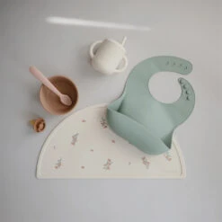 Mushie Silicone Training Cup + Straw -Tiny Baby Essentials Store shifting sand mushie