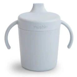 Mushie Trainer Sippy Cup -Tiny Baby Essentials Store sippy cup handles cloud