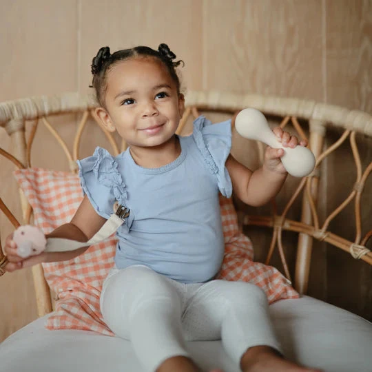 Mushie Silicone Baby Rattle Toy 17 Mushie Silicone Baby Rattle Toy - Image 17