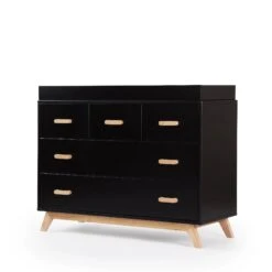 Soho 5-Drawer Dresser -Tiny Baby Essentials Store soho 5 drawer nursery dresser dresser black natural 955020