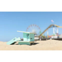 Santa Monica Tower -Tiny Baby Essentials Store teal beach