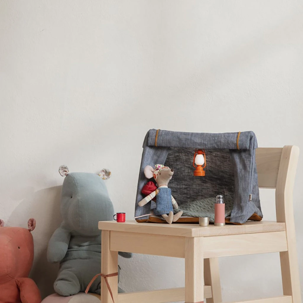 Maileg Happy Camper Mouse Tent 2 Maileg Happy Camper Mouse Tent - Image 2