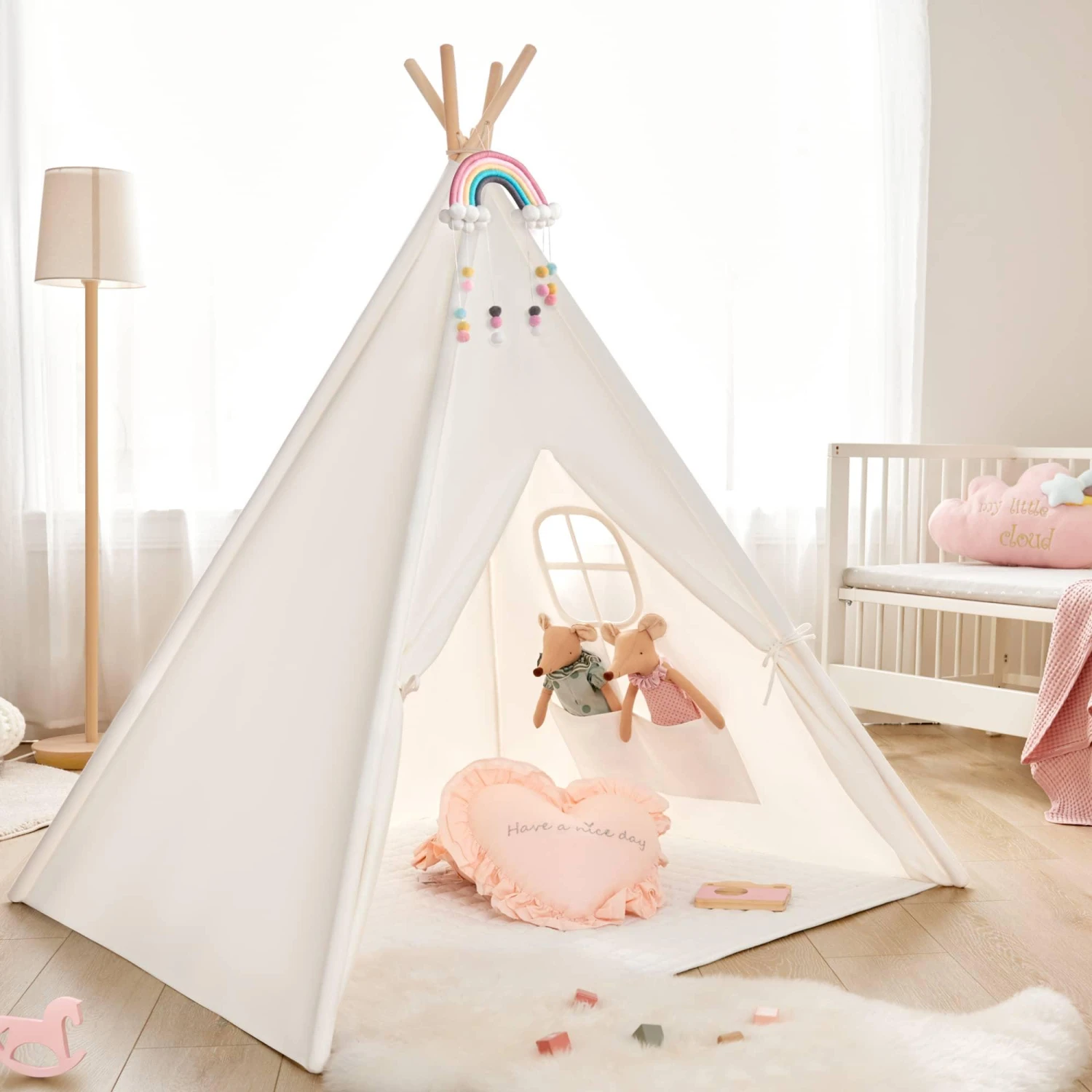 Teepee For Kids With Mat 6 Teepee For Kids With Mat - Image 6