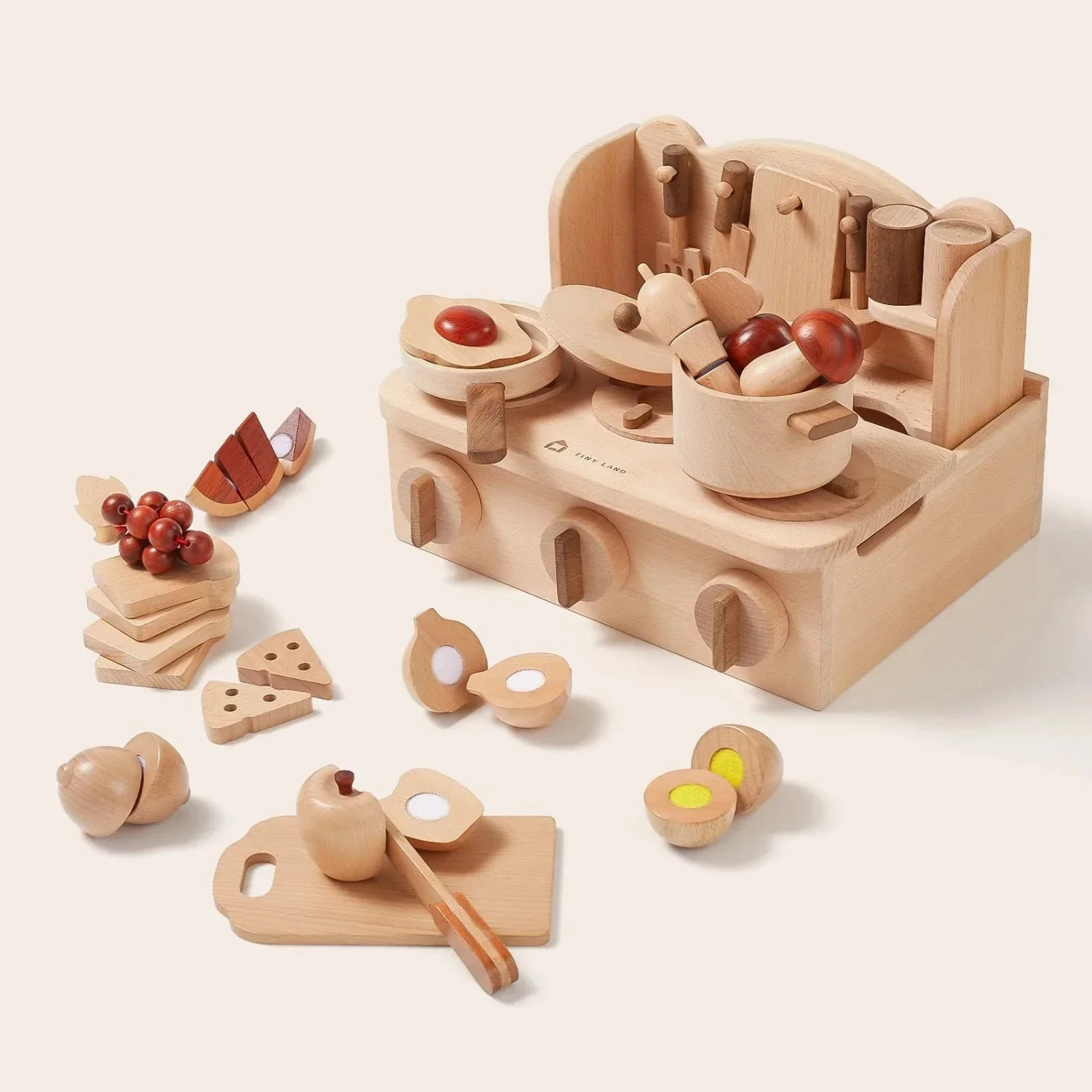 Wooden Cut And Play Food Toys 4 Wooden Cut And Play Food Toys - Image 4