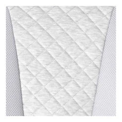 Ergobaby Evolve Bouncer -Tiny Baby Essentials Store upclose light grey fabric bouncer