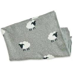 3D Jacquard Knit Baby Blanket -Tiny Baby Essentials Store viverano jk 3d wooly sheep 00