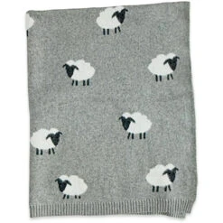 3D Jacquard Knit Baby Blanket